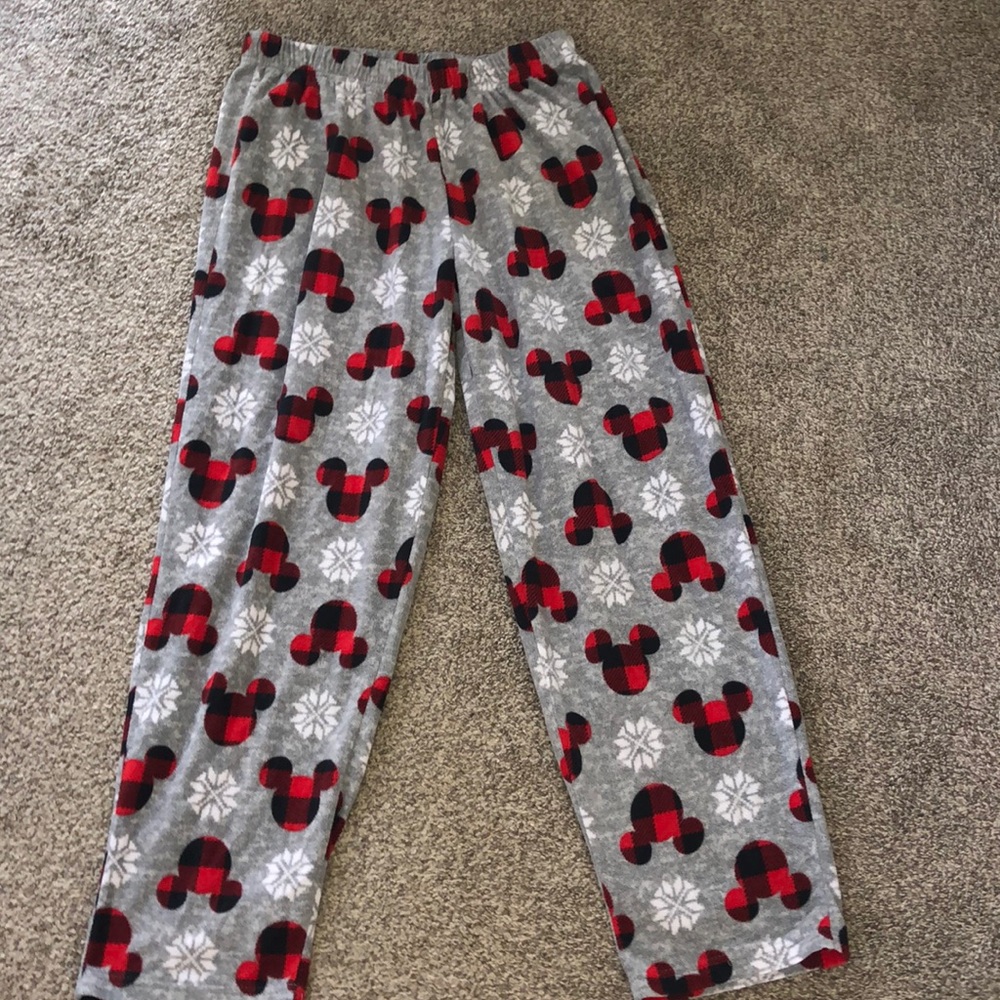 fleece disney pajama pants